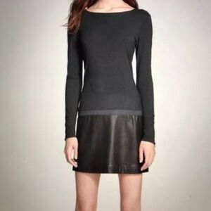 Theory Black Mini Dress
